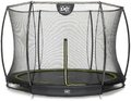 Trampolína s ochrannou sítí Silhouette Ground Exit Toys přízemní průměr 244 cm černá