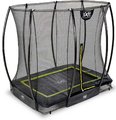 Trampolína s ochrannou sieťou Silhouette Ground Exit Toys prízemná 153*214 cm čierna