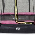 Trampolína s ochrannou sieťou Silhouette Ground Pink Exit Toys prízemná 153*214 cm ružová