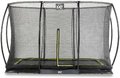 Trampolína s ochrannou sieťou Silhouette Ground Exit Toys prízemná 244*366 cm čierna