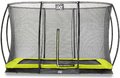 Trampolína s ochrannou sieťou Silhouette Ground Exit Toys prízemná 244*366 cm zelená