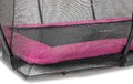 Trampolína s ochrannou sieťou Silhouette Ground Pink Exit Toys prízemná 244*366 cm ružová
