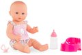 Bábika Emma pije a ciká Mon Grand Poupon Corolle s modrými klipkajúcimi očami a 3 doplnky 36 cm od 24 mes