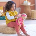 Bábika Jade Mon Grand Poupon Corolle s modrými klipkajúcimi očami a dlhé blond vlasy s hrebeňom 36 cm