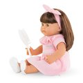 Bábika Julie Mon Grand Poupon Corolle s hnedými klipkajúcimi očami a dlhé hnedé vlasy s hrebeňom 36 cm