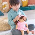 Bábika Julie Mon Grand Poupon Corolle s hnedými klipkajúcimi očami a dlhé hnedé vlasy s hrebeňom 36 cm