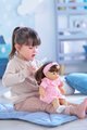 Bábika Julie Mon Grand Poupon Corolle s hnedými klipkajúcimi očami a dlhé hnedé vlasy s hrebeňom 36 cm