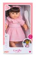 Bábika Julie Mon Grand Poupon Corolle s hnedými klipkajúcimi očami a dlhé hnedé vlasy s hrebeňom 36 cm