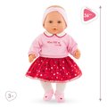 Bábika Albane Heart Petals Mon Grand Poupon Corolle s hnedými klipkajúcimi očami a špúliace ústočká 36 cm od 24 mes