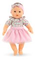 Bábika Mon Adorable Grand Poupon Blossom Garden Corolle s modrými klipkajúcimi očami špúliace ústočká so sukničkou 36 cm od 24 mes