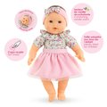 Bábika Mon Adorable Grand Poupon Blossom Garden Corolle s modrými klipkajúcimi očami špúliace ústočká so sukničkou 36 cm od 24 mes