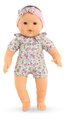 Bábika Mon Adorable Grand Poupon Blossom Garden Corolle s modrými klipkajúcimi očami špúliace ústočká so sukničkou 36 cm od 24 mes
