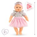 Bábika Mon Adorable Grand Poupon Blossom Garden Corolle s modrými klipkajúcimi očami špúliace ústočká so sukničkou 36 cm od 24 mes