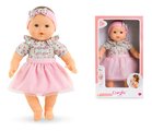 Bábika Mon Adorable Grand Poupon Blossom Garden Corolle s modrými klipkajúcimi očami špúliace ústočká so sukničkou 36 cm od 24 mes