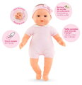 Bábika My Adorable Large Baby Doll Corolle na obliekanie s modrými klipkajúcimi očami 36 cm od 24 mes