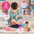 Bábika Emma pije a ciká Bath Baby Flowers Mon Grand Poupon Corolle s modrými klipkajúcimi očami a 3 doplnky 36 cm od 24 mes