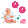 Bábika Emma pije a ciká Bath Baby Flowers Mon Grand Poupon Corolle s modrými klipkajúcimi očami a 3 doplnky 36 cm od 24 mes
