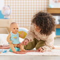 Bábika Paul pije a ciká Bath Baby Aqua Mon Grand Poupon Corolle s hnedými klipkajúcimi očami a 3 doplnky 36 cm od 24 mes