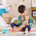 Bábika Paul pije a ciká Bath Baby Aqua Mon Grand Poupon Corolle s hnedými klipkajúcimi očami a 3 doplnky 36 cm od 24 mes