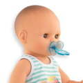 Bábika Paul pije a ciká Bath Baby Aqua Mon Grand Poupon Corolle s hnedými klipkajúcimi očami a 3 doplnky 36 cm od 24 mes