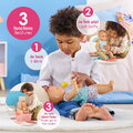 Bábika Paul pije a ciká Bath Baby Aqua Mon Grand Poupon Corolle s hnedými klipkajúcimi očami a 3 doplnky 36 cm od 24 mes