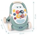 Didaktické chodítko a kočík Trotty Walker 3in1 Little Smoby s odoberateľným tabletom s funkciami na vývoj motoriky od 12 mes