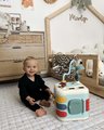Didaktická kocka Explor Cube Little Smoby pre jemnú motoriku 5 strán a 13 funkcií so zvukom od 12 mes