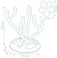 Didaktická skladačka podmorský svet Coral Little Smoby 8 dielov v tvare korytnačky chobotnice a kvetov od 12 mes