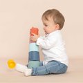 Didaktická veža Magic Tower Little Smoby výška 40 cm so 6 šálkami od 12 mes