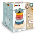 Didaktická pyramída Roly Poly Pyramid Little Smoby s 5 farebnými krúžkami od 12 mes