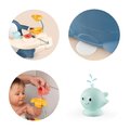 Scaun de baie Baby Bath Time Little Smoby cu ventuze și jucării de apă de la 6 luni