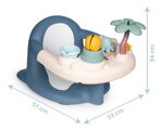 Sedátko do vaničky s magickou kvetinou Little Baby Bath Time Smoby s prísavkami a vodnou chobotnicou od 6 mes SM140408