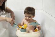 Sedátko do vaničky s magickou kvetinou Little Baby Bath Time Smoby s prísavkami a vodnou chobotnicou od 6 mes SM140408