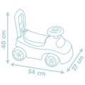 Odrážadlo a chodítko s klaksónom Auto Ride On Little Smoby ergonomicky tvarované s úložným priestorom pod sedadlom od 10 mes