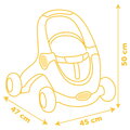 Didaktické chodítko a kočík Winnie the Pooh Baby Walker 3v1 Smoby s 25 cm plyšovou bábikou a brzdami od 12 mes