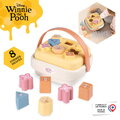 Didaktický košík Winnie the Pooh Sorter Basket Smoby so 8 vkladacími kockami od 12 mes