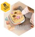 Didaktický košík Winnie the Pooh Sorter Basket Smoby so 8 vkladacími kockami od 12 mes