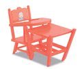 Jedálenská stolička High Chair 2in1 Mon Grand Poupon Corolle pre 36-42 cm bábiku ružová