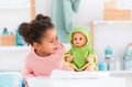 Oblečenie Bathrobe Frog Mon Grand Poupon Corolle pre 36 cm bábiku od 24 mes
