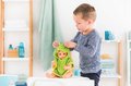 Oblečenie Bathrobe Frog Mon Grand Poupon Corolle pre 36 cm bábiku od 24 mes