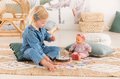 Narodeninová torta Wooden Birthday Cake Corolle pre 36-42 cm bábiku 18 doplnkov od 24 mes