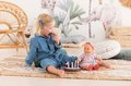 Narodeninová torta Wooden Birthday Cake Corolle pre 36-42 cm bábiku 18 doplnkov od 24 mes