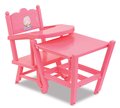 Jedálenská stolička High Chair Pink Corolle pre 36-42 cm bábiku ružová