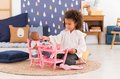 Jedálenská stolička High Chair Pink Corolle pre 36-42 cm bábiku ružová