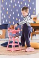 Jedálenská stolička High Chair Pink Corolle pre 36-42 cm bábiku ružová