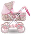 Hlboký kočík s taškou na prebaľovanie Carriage Floral Corolle skladací pre 36-52 cm bábiku výškovo nastaviteľný