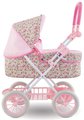 Hlboký kočík s taškou na prebaľovanie Carriage Floral Corolle skladací pre 36-52 cm bábiku výškovo nastaviteľný