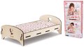 Drevená postieľka Wooden Bed Floral Corolle pre 30-36 cm bábiku