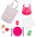 Jedálenská súprava s taškou a podbradníkom Large Meal Set Corolle pre 36-42 cm bábiku 11 doplnkov od 24 mes