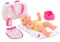 Prebaľovacia taška Changing Bag Floral Corolle pre 36 cm bábiku 7 doplnkov od 24 mes